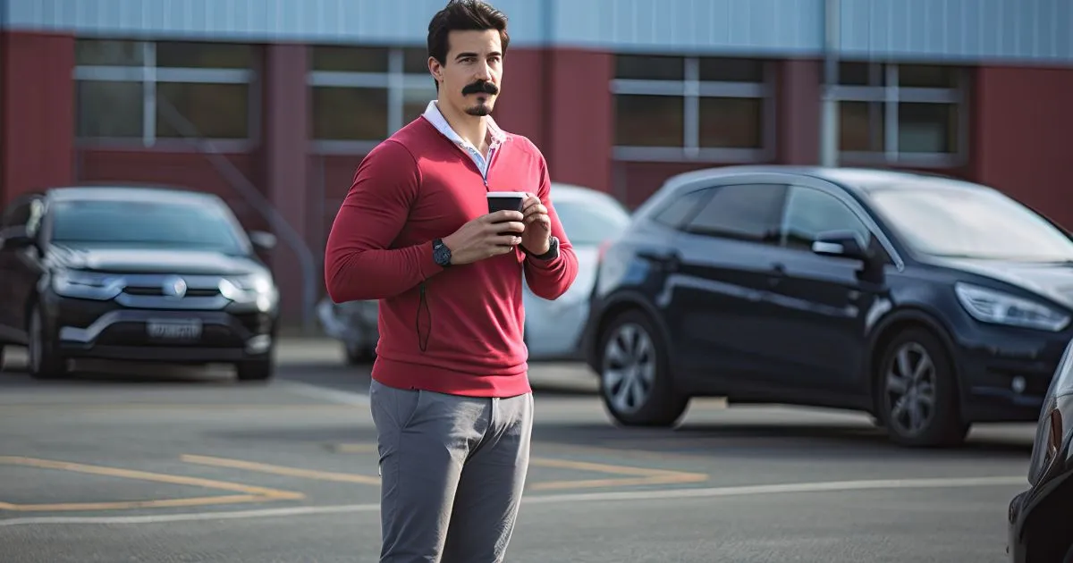 A Driver Looking Back And Reverse Parking Car A Driver Looking Back And Reverse Parking Car