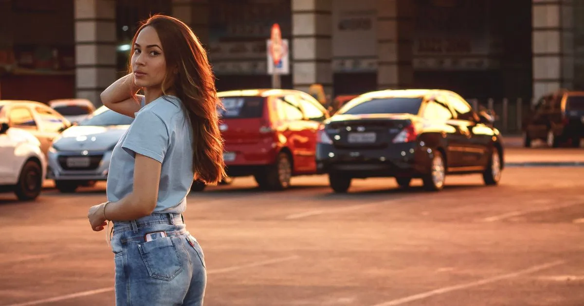 Family After Parking Their Car At The Airport Family After Parking Their Car At The Airport