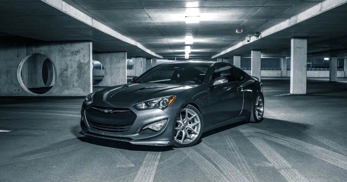 Indoor Parking Lot With Cars Indoor Parking Lot With Cars