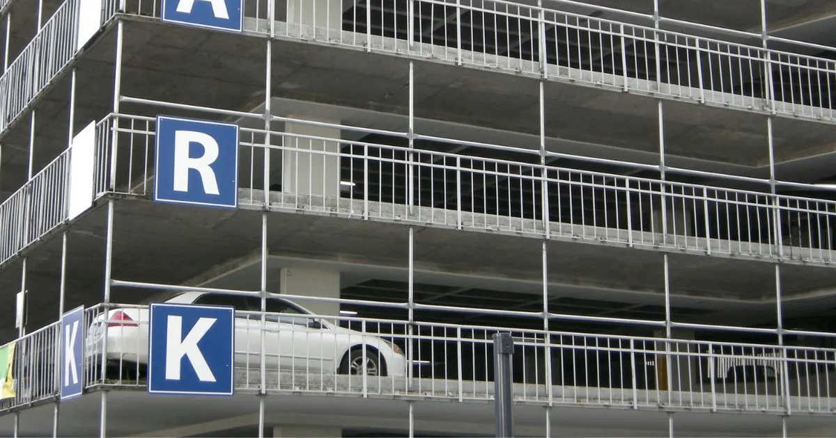A Car Park That Allows Online Booking For Parking Spaces