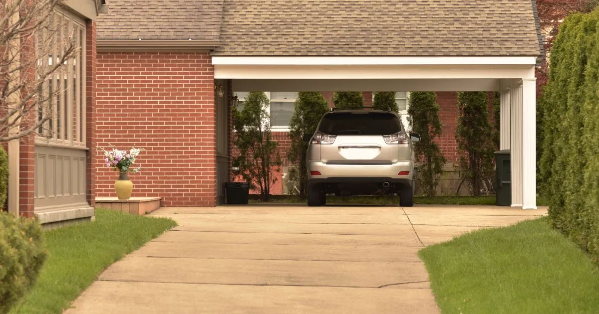 A Car Parked In A Rented Parking Space