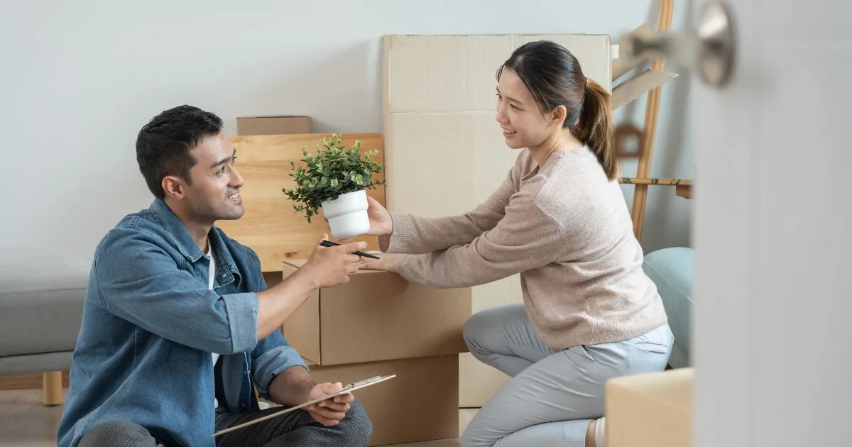 A Couple In Their New Home