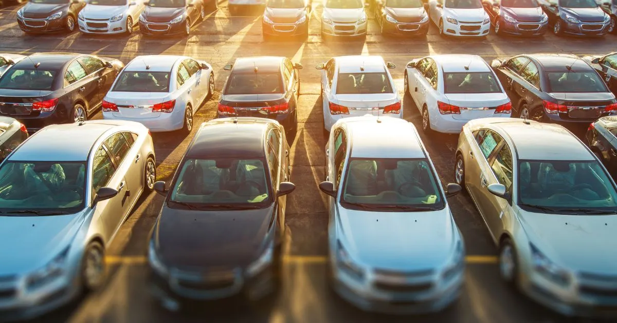 A Fully Filled Parking Lot In Sydney