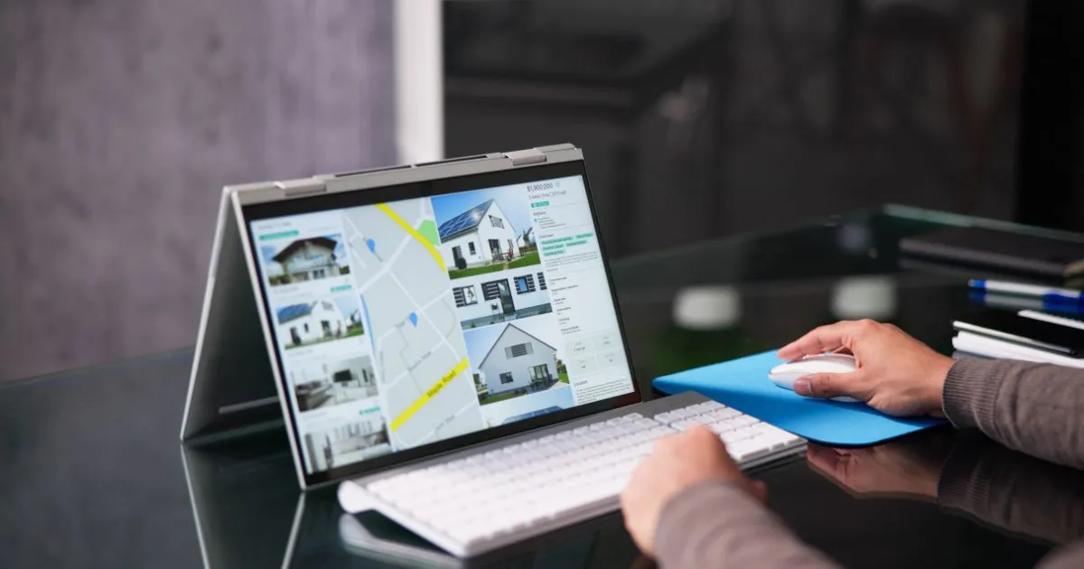 A Man Listing His Property On Parking Made Easy To Reach Potential Buyers A Man Listing His Property On Parking Made Easy To Reach Potential Buyers