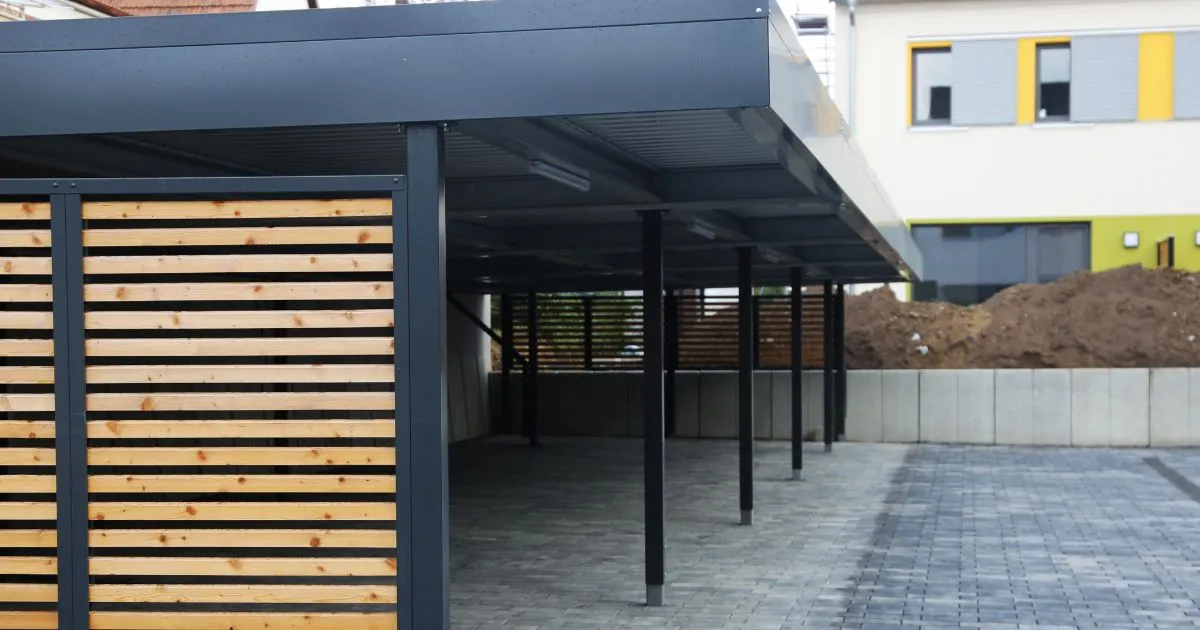 A Metal Carport Adding Versatality To The Property A Metal Carport Adding Versatality To The Property