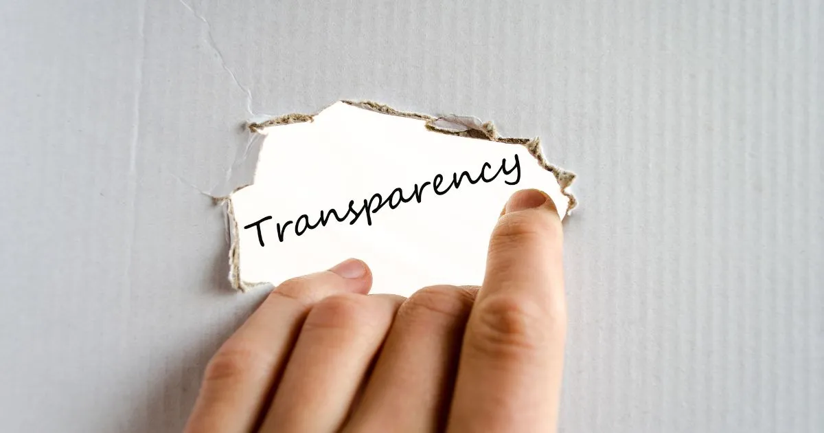 A Picture Showing The Word Transparency