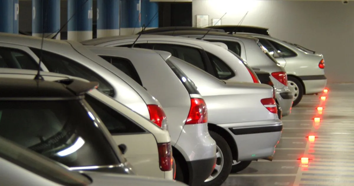 A Secure Parking Garage Of A Residential Complex
