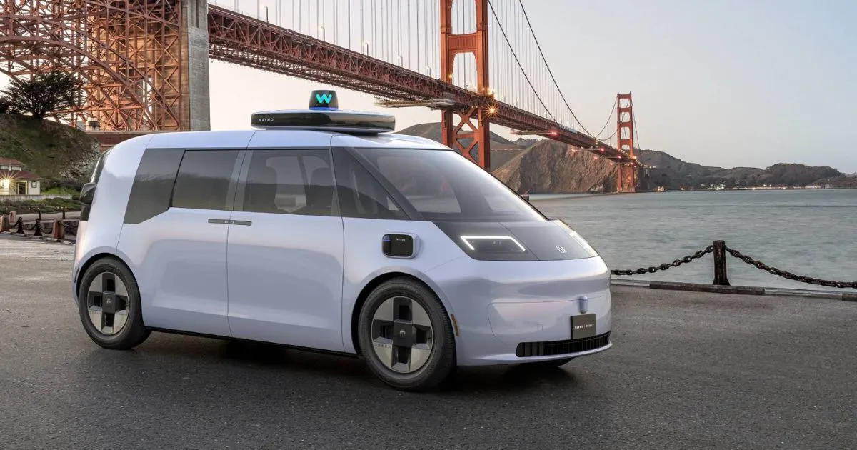 A Shared Autonomous Vehicle Ready To Transport Passengers