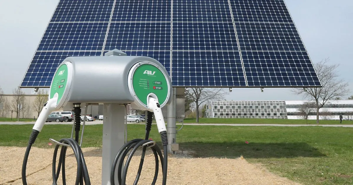 A Solar Powered Ev Charging Station With The Capability Of Charging Two Vehicles At A Time