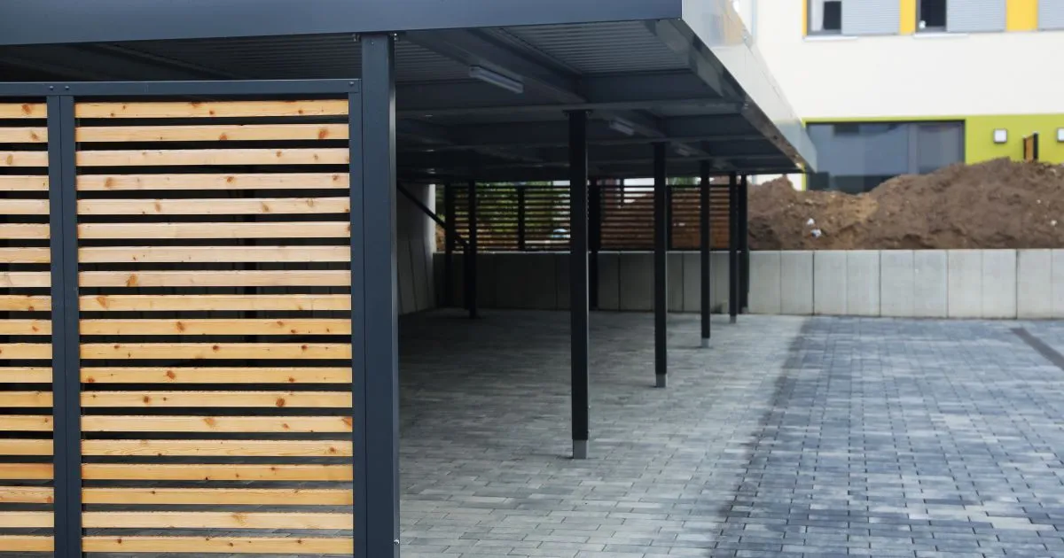A Traditional Parking Space Of A Residential Building