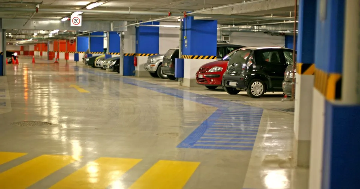 A Well Managed Garage Of A Residential Apartment Building