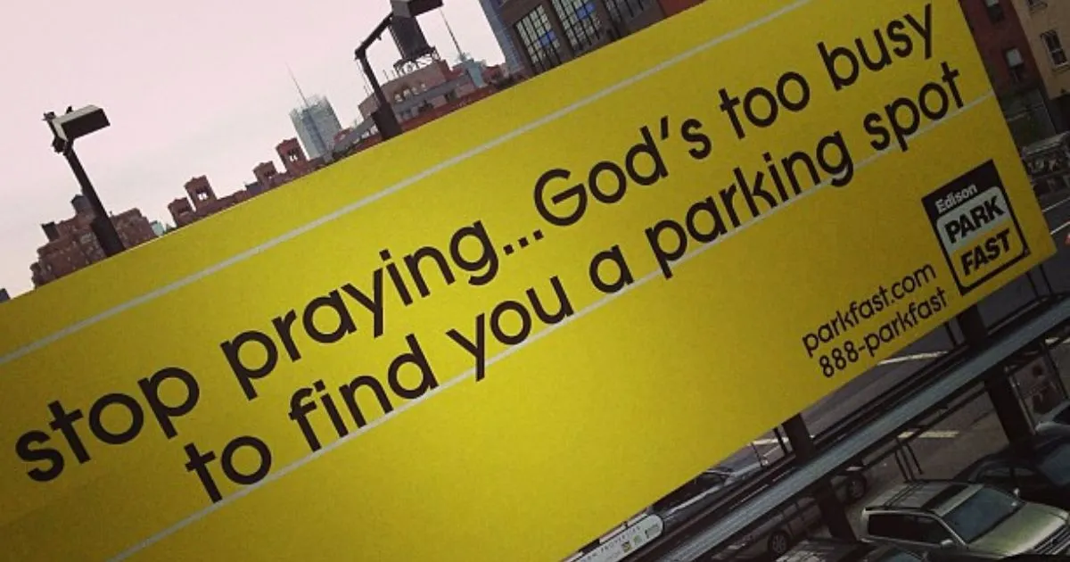 An Ad Of A Parking App That Allows People Find And Book Parking In Real Time