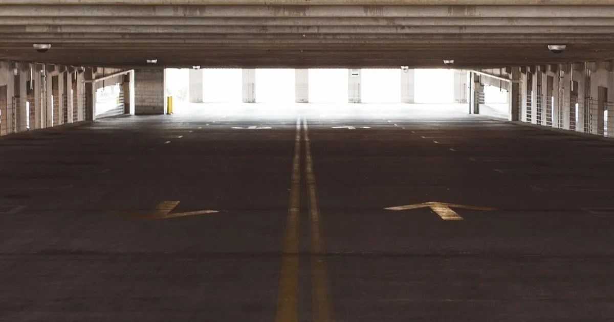 An Empty Parking Garage In An Online Parking Game