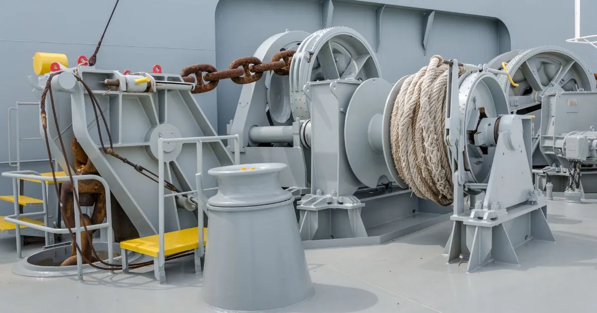 Electric Anchor Winch With All Accessories