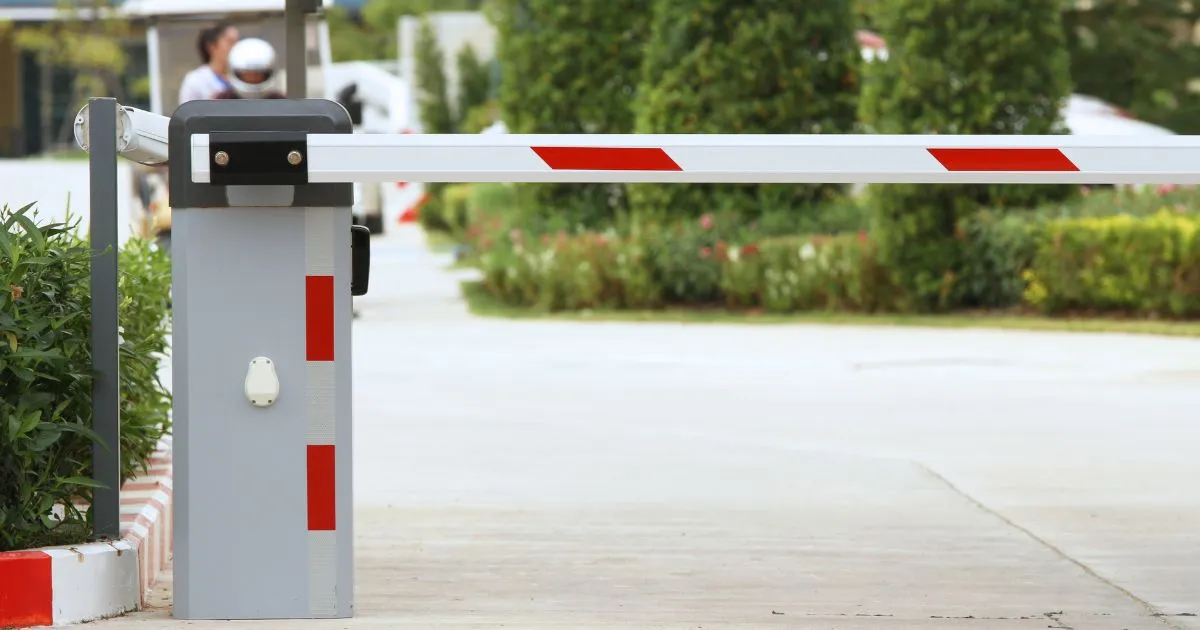 Entrance Barrier Gate Access Control For Private Parking Lots