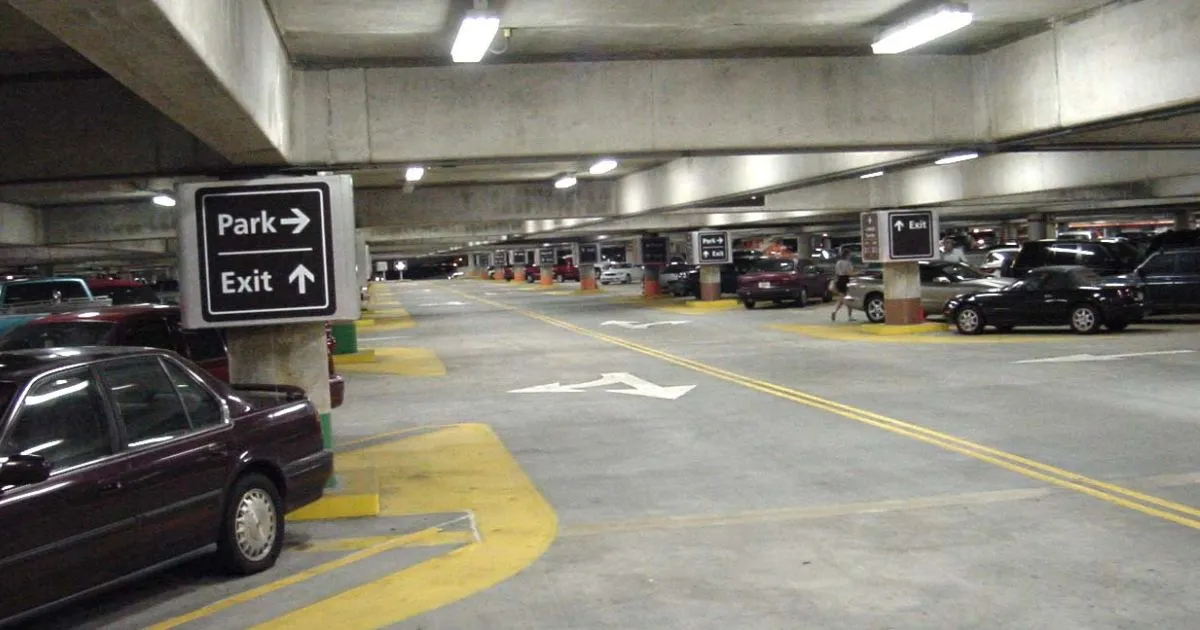 Maximizing Parking Efficiency A View of An Underground Parking Garage