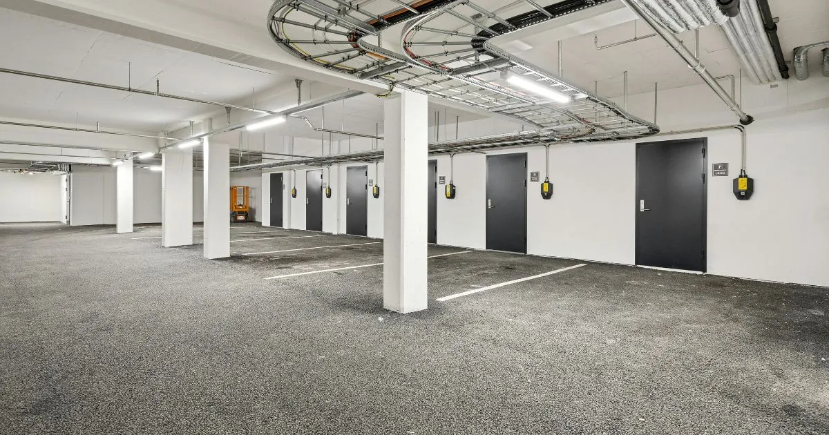 Modern Indoor Parking Space