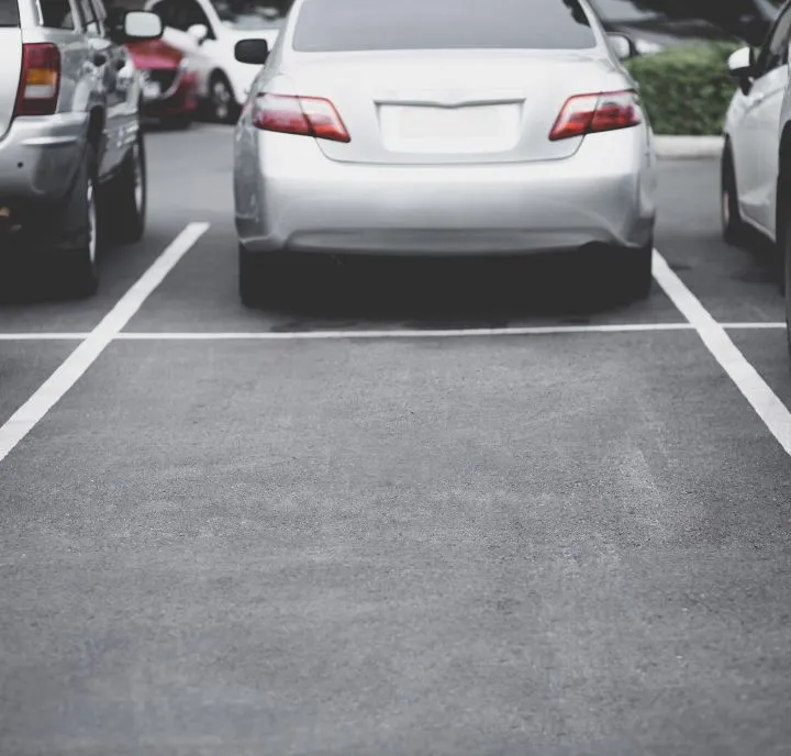 Empty Parking Space That Can Fit An Average Car