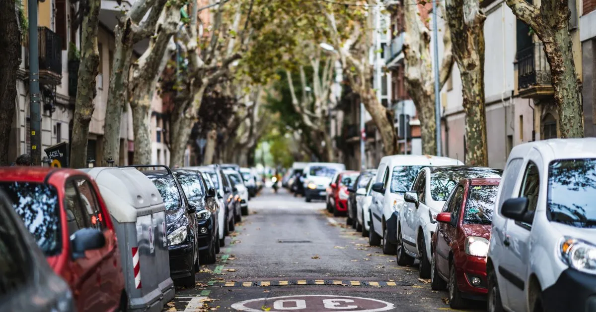 On Street Parked Vehicles Near An Event Veneu