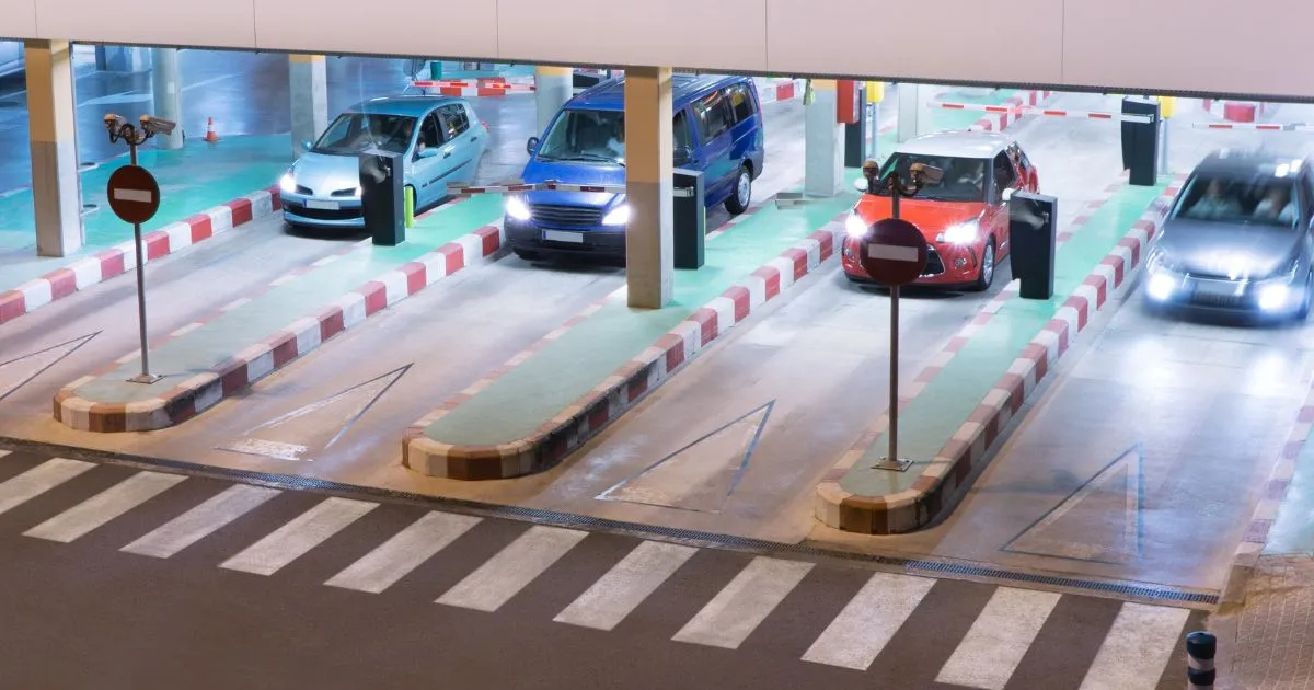 Parking Garage Entrance Managing Traffic Flow And Enhancing Staff Training For Safety