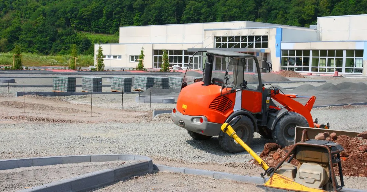 Parking Lot Under Construction