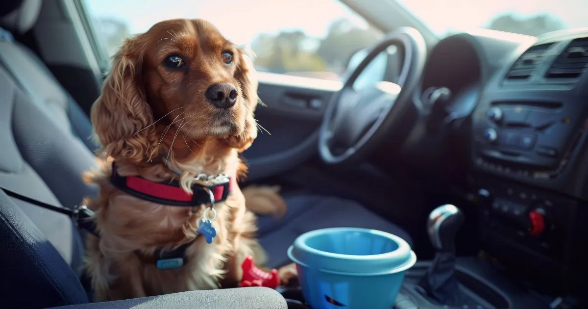 Pet Dog In A Parked Car Pet Dog In A Parked Car