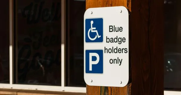 Reserved Parking For Blue Badge Holders
