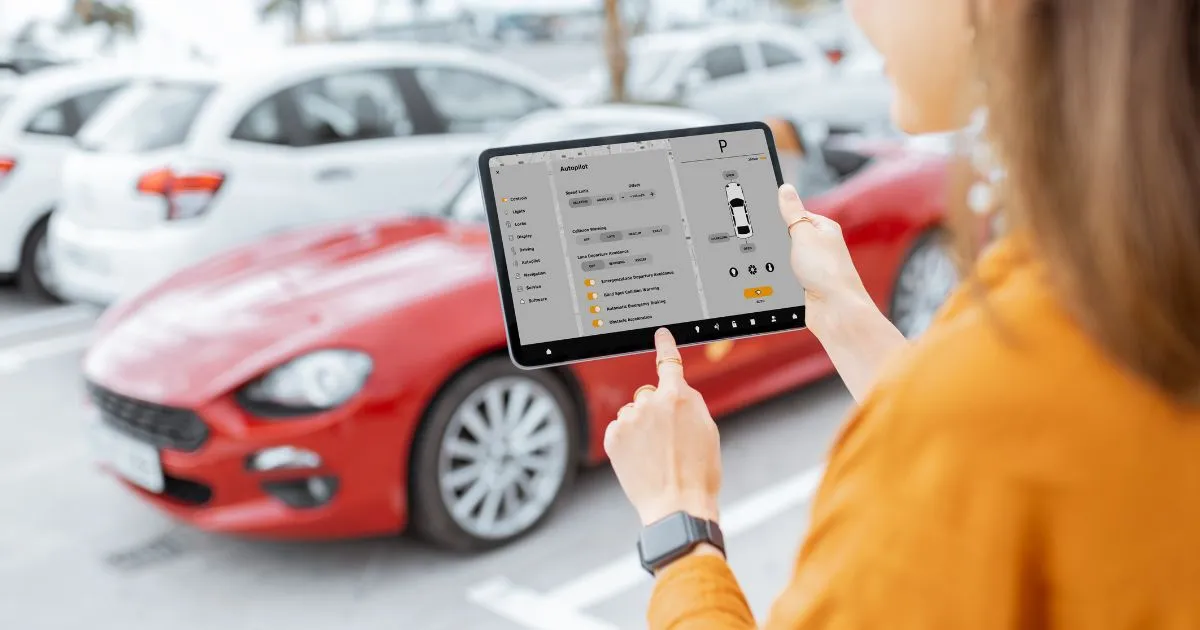 Smart Parking Control via Mobile App