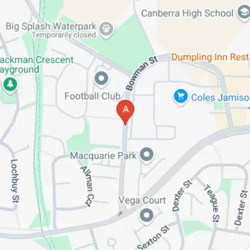 Bowman St, Macquarie ACT 2614, Australia Bowman St, Macquarie ACT 2614, Australia