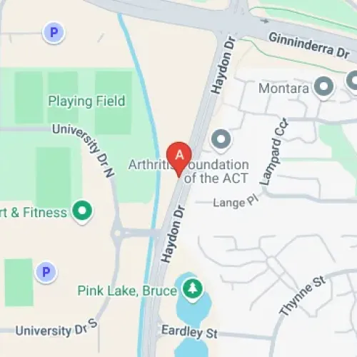 Haydon Dr after University Dr, Bruce ACT 2617, Australia Haydon Dr after University Dr, Bruce ACT 2617, Australia