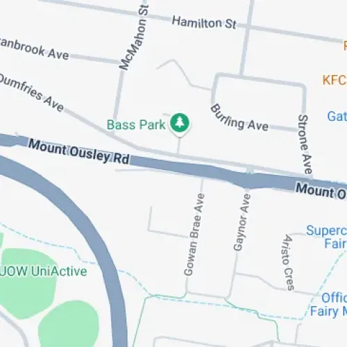 Mount Ousley Rd, Keiraville NSW 2500, Australia Mount Ousley Rd, Keiraville NSW 2500, Australia