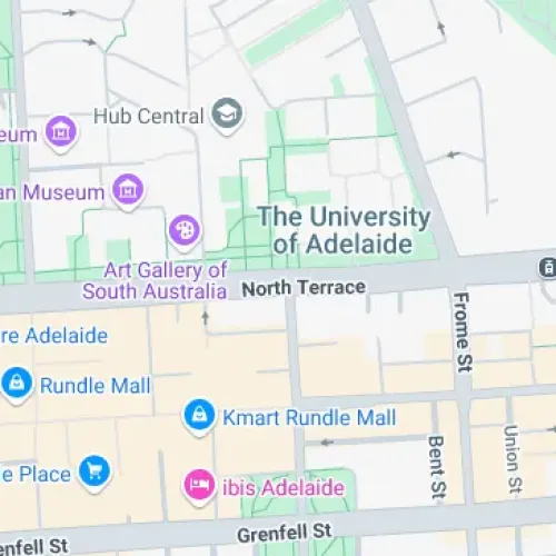 North Terrace, Adelaide SA 5000, Australia North Terrace, Adelaide SA 5000, Australia