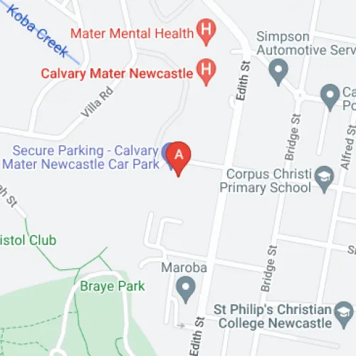 Parking For Rent - Calvary Mater Newcastle Waratah Car Park