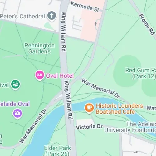 Parking lot, War Memorial Dr, North Adelaide SA 5006, Australia Parking lot, War Memorial Dr, North Adelaide SA 5006, Australia