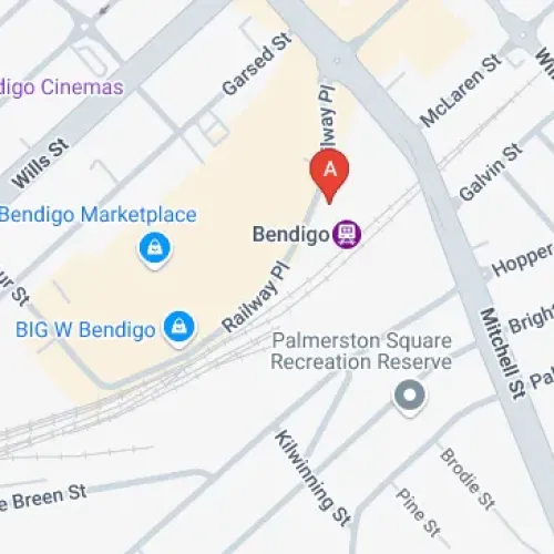 Railway Pl, Bendigo VIC 3550, Australia Railway Pl, Bendigo VIC 3550, Australia