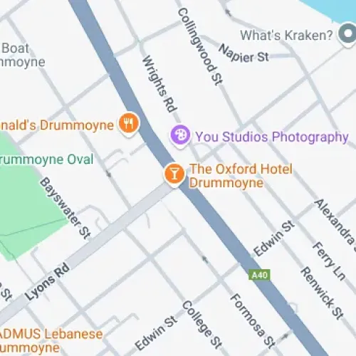 Unnamed Road, Drummoyne NSW 2047, Australia Unnamed Road, Drummoyne NSW 2047, Australia