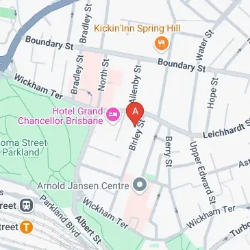 Downing Street Spring Hill QLD parking centre location