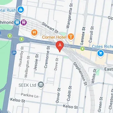 Find organised parking near Stephenson St Cremorne VIC