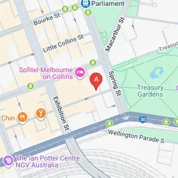 Organised parking space for rent on Flinders Ln Melbourne