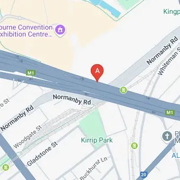 Parking near Southbank Tram Depot Light Rail is simple