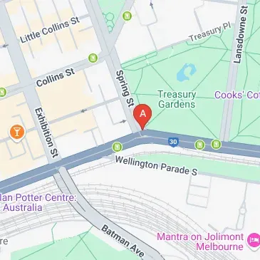 Spring Street East Melbourne parking near VIC Australia