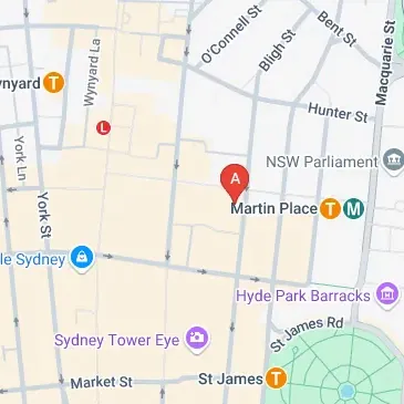 Book your parking space on Martin Pl Sydney NSW Australia