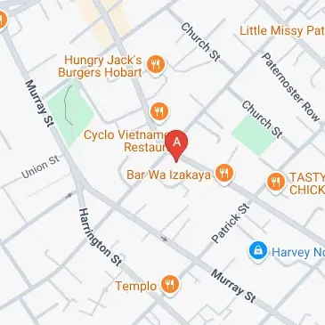 Organised parking on Elizabeth Street Hobart Tasmania Organised parking on Elizabeth Street Hobart Tasmania