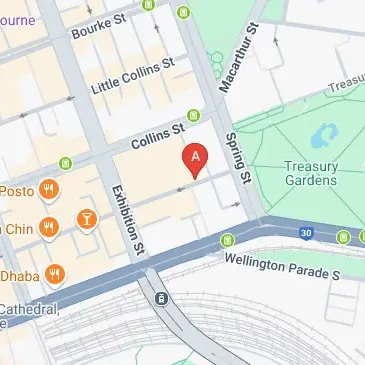 Organised parking spaces on Flinders Ln Melbourne VIC