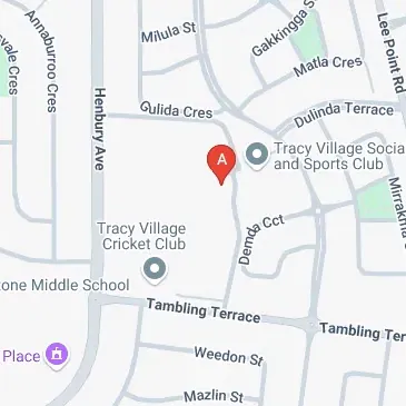 Parking near Tambling Terrace Lyons NT Australia is easy