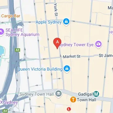 Organised parking on Market St Sydney NSW Australia