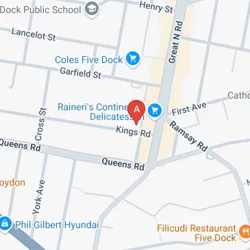 Organised parking on Kings Road Five Dock NSW is available