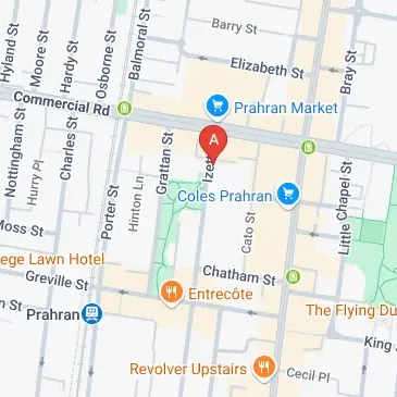 Access parking via Wattle St near Izett St Prahran VIC