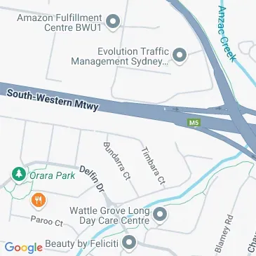 Organised parking at Hammondville Toll Plaza NSW Australia Organised parking at Hammondville Toll Plaza NSW Australia