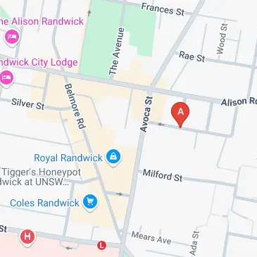 Indoor parking space near Randwick Plaza